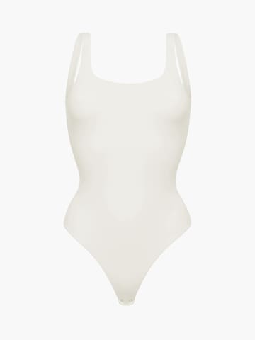 cfab (formerly creamy fabrics) - Body moldeador 'Low Back - Body' en blanco: frente