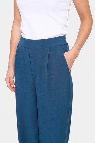 SAINT TROPEZ - Loosefit Pantalón plisado 'CelestSZ' en azul