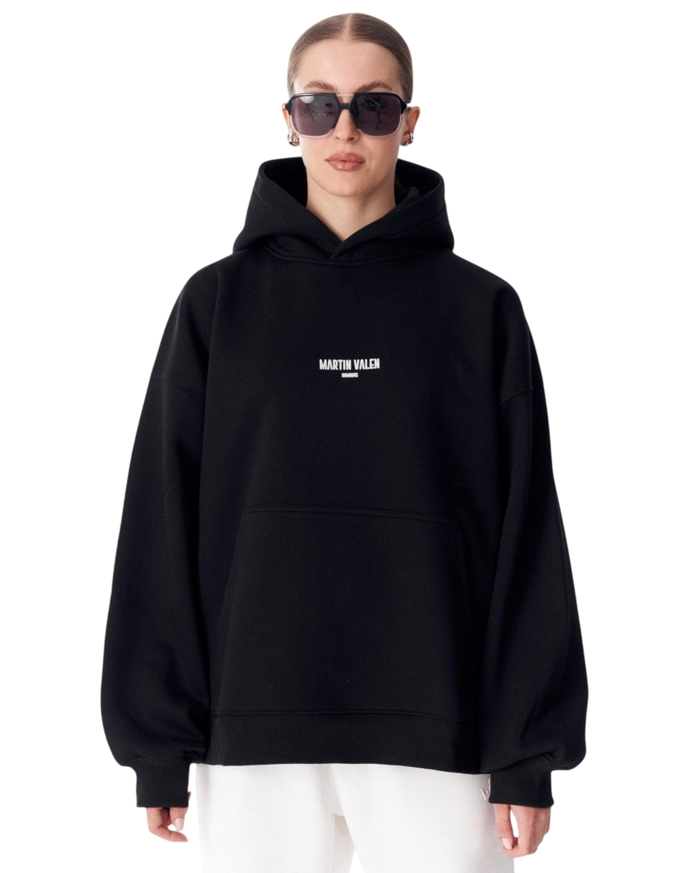 MARTIN VALEN Sweatshirt in Zwart