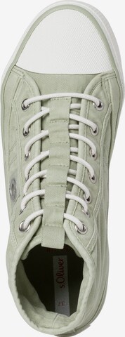 s.Oliver High-Top Sneakers in Green