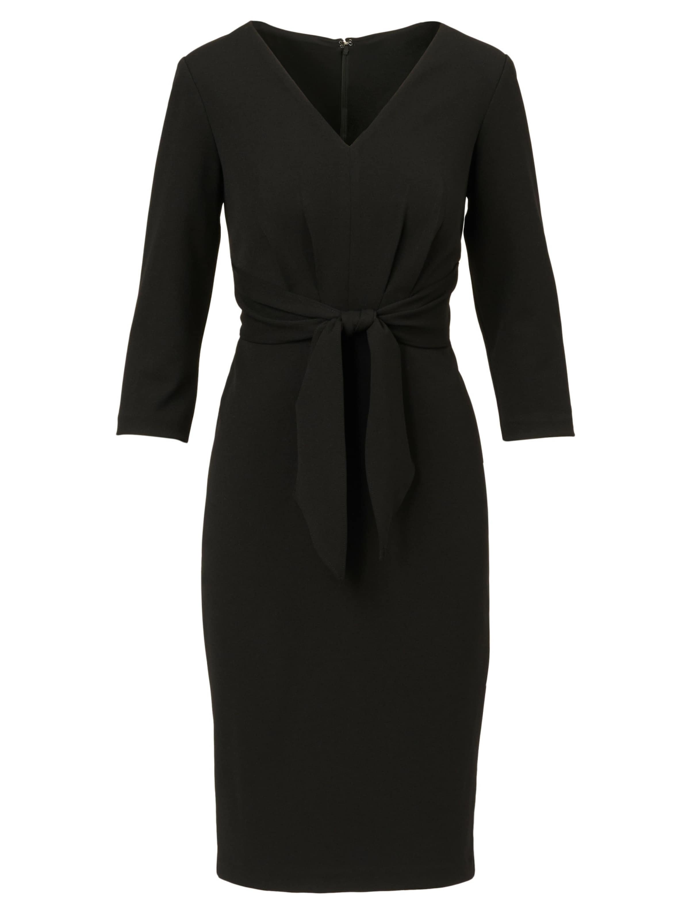 Adrianna Papell Cocktailkeid in Schwarz: Vorderseite