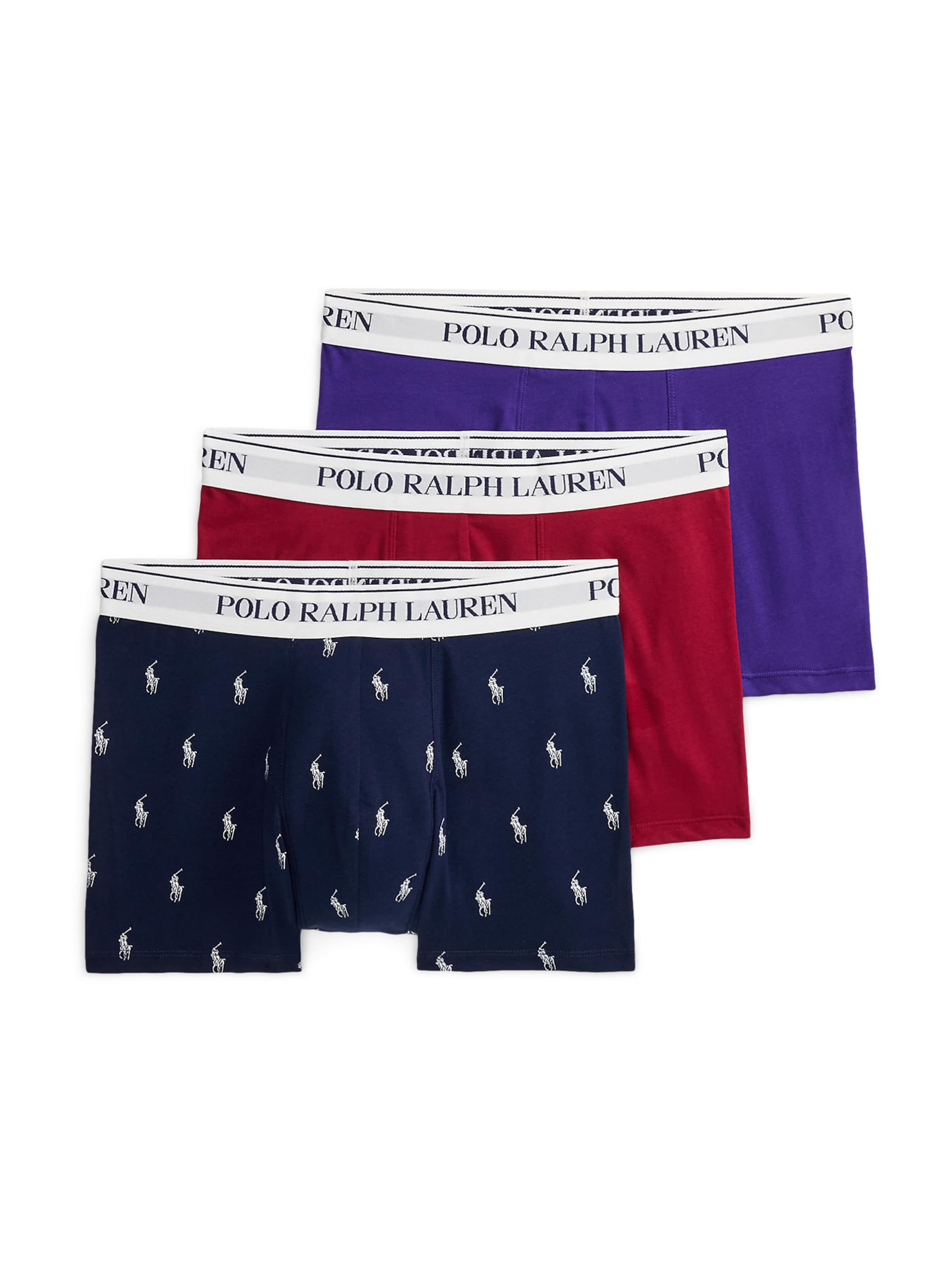 Polo Ralph Lauren Boxershorts 'CLASSIC' in de kleur Navy / Lila / Rood / Wit, Productweergave