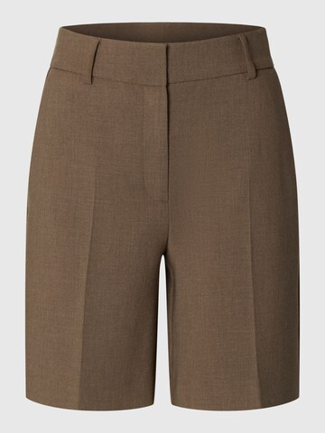 SELECTED Regular Pantalon in Bruin: voorkant
