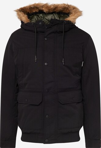 JACK & JONES - Casaco de inverno 'Winner' em preto: frente