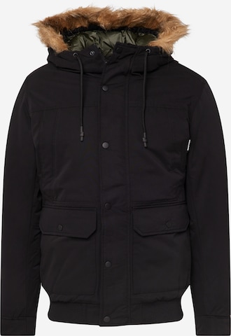 JACK & JONES Winter jacket 'Winner' in Black: front