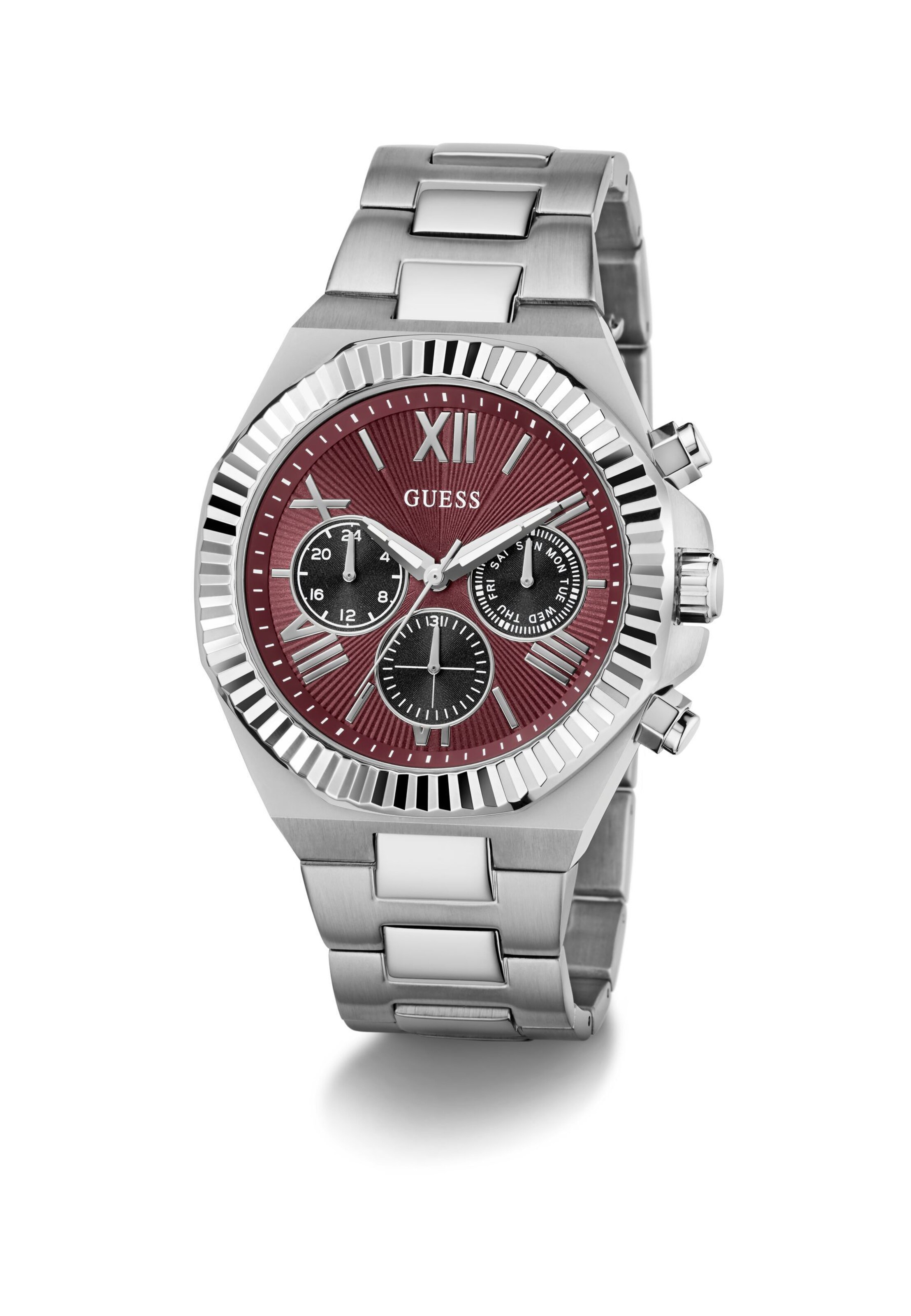 Orologio analogico 'EQUITY' di GUESS in argento