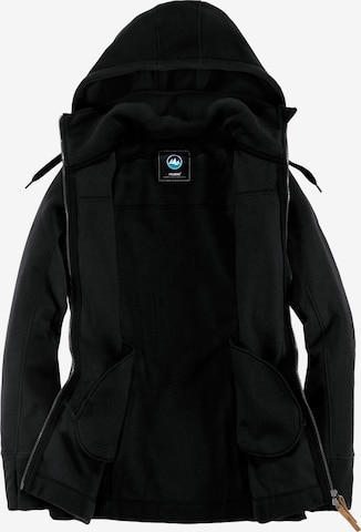 POLARINO Athletic Fleece Jacket in Black