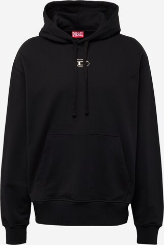 DIESEL - Sweatshirt 'MACS' em preto: frente