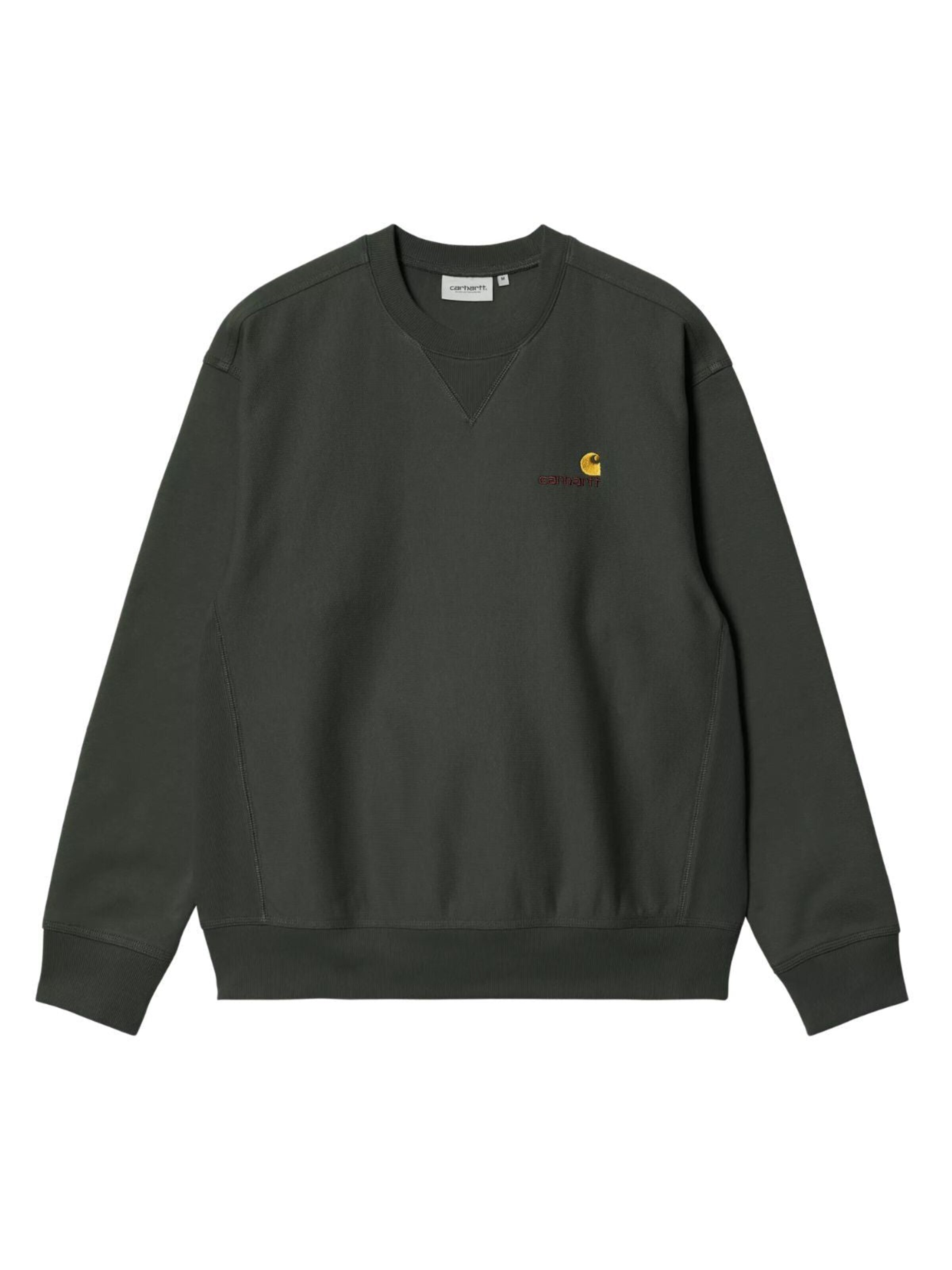 Carhartt WIP Pullover 'American Script'‌‌‌‌‌‌‌‌ in Grün: Vorderseite