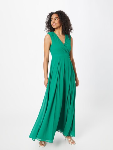 Skirt & Stiletto Dress 'Althea' in Green: front