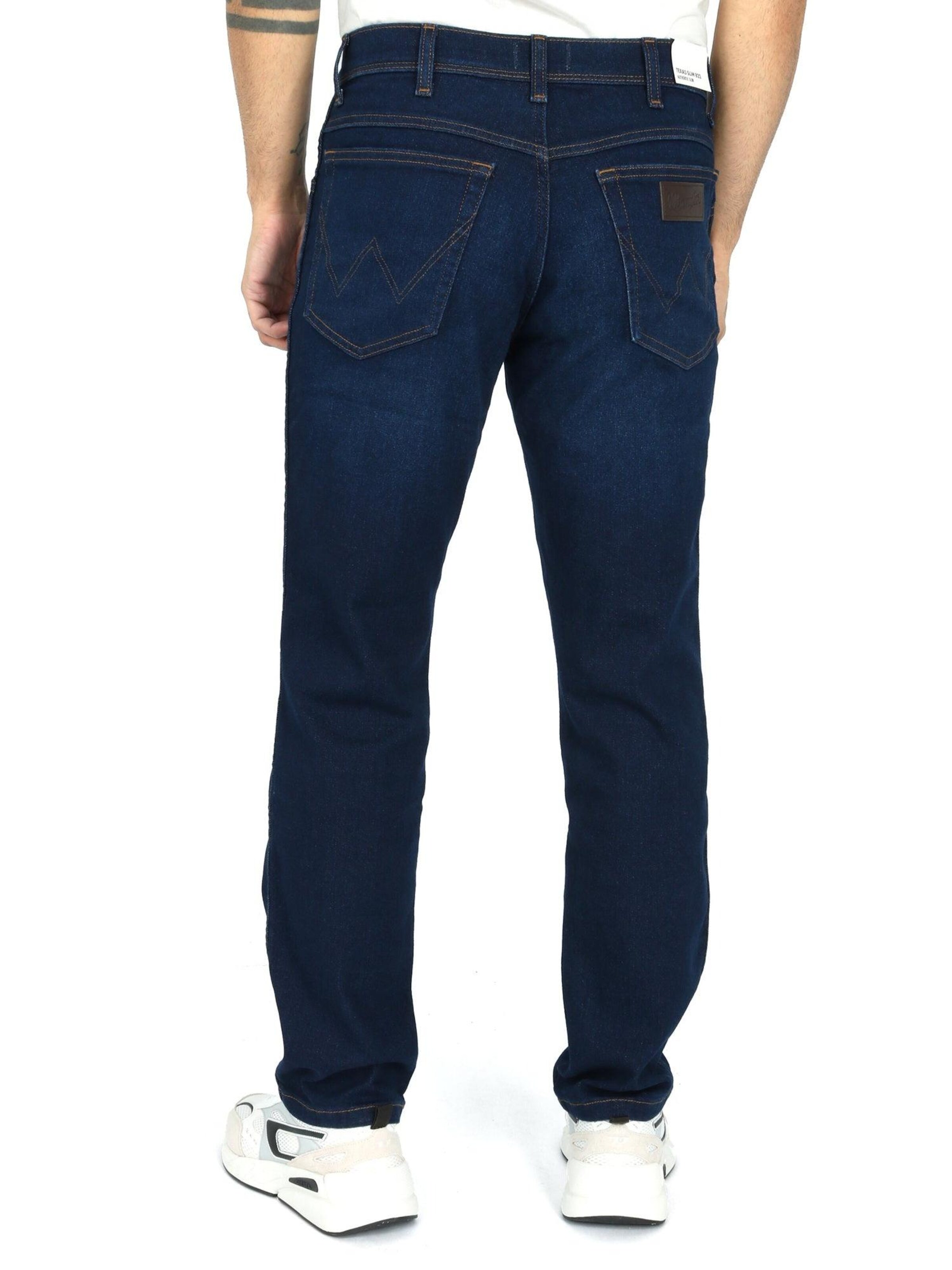 Coupe slim Jean 'TEXAS' WRANGLER en bleu
