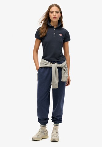 Superdry Poloshirt 'Athletic Essentials' in Blau