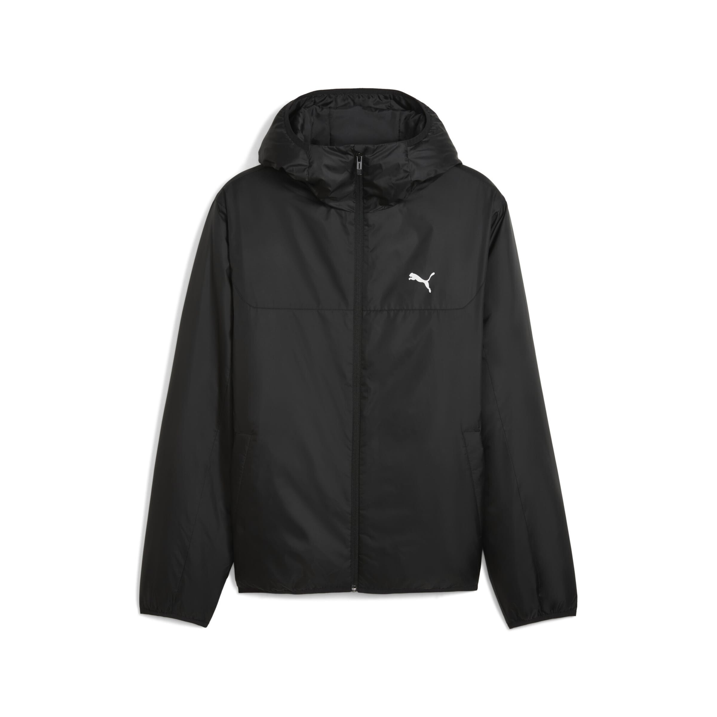 PUMA Athletic Jacket 'Essentials' in Black: front
