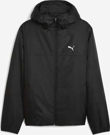 Veste de sport 'Essentials' PUMA en noir : devant