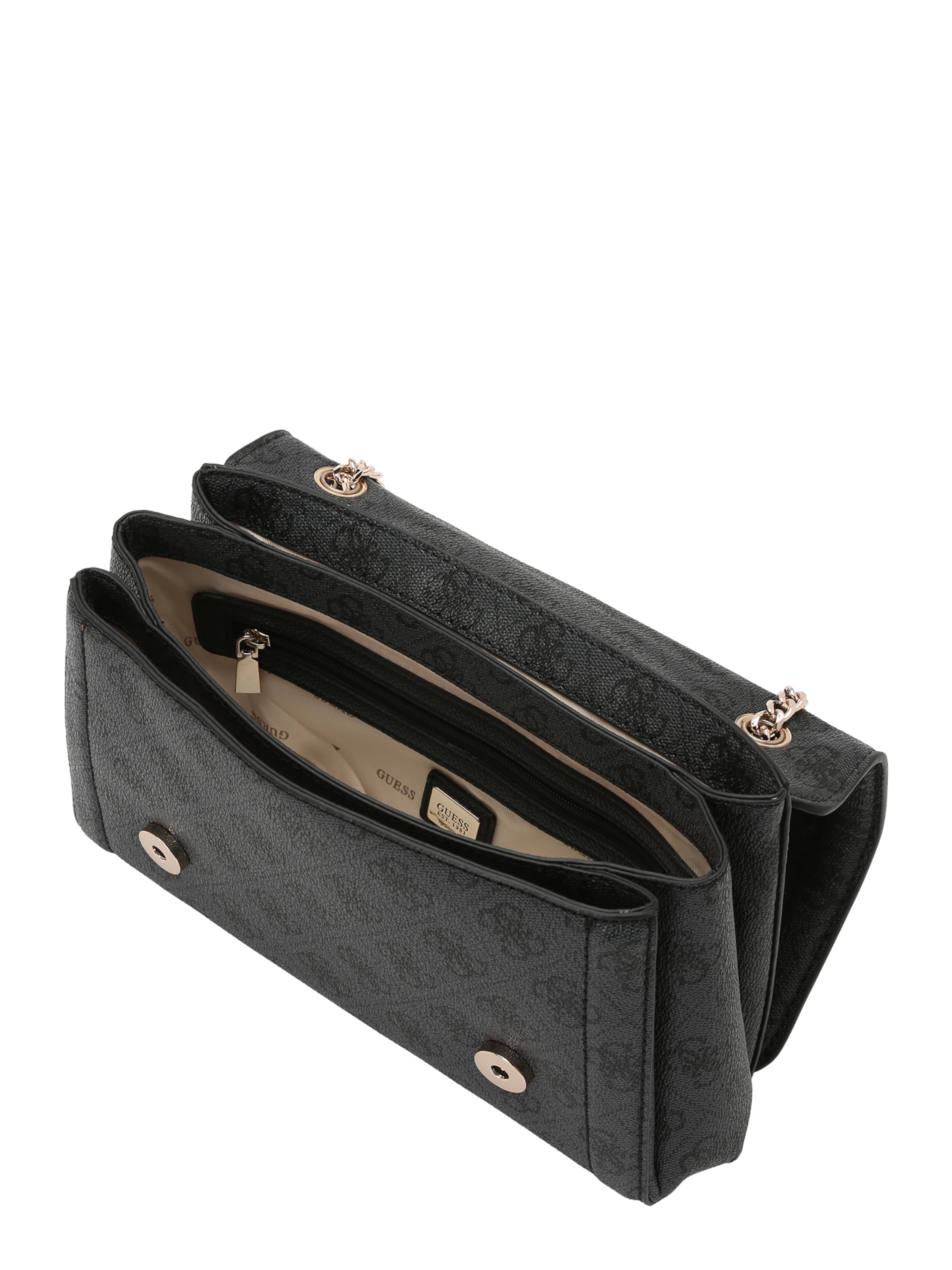 pelēks GUESS Pleca soma 'NOELLE II CNVRTBLE XBODY FLAP'