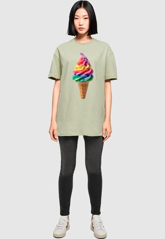 Merchcode Shirt 'Pride Scoops' in Grün