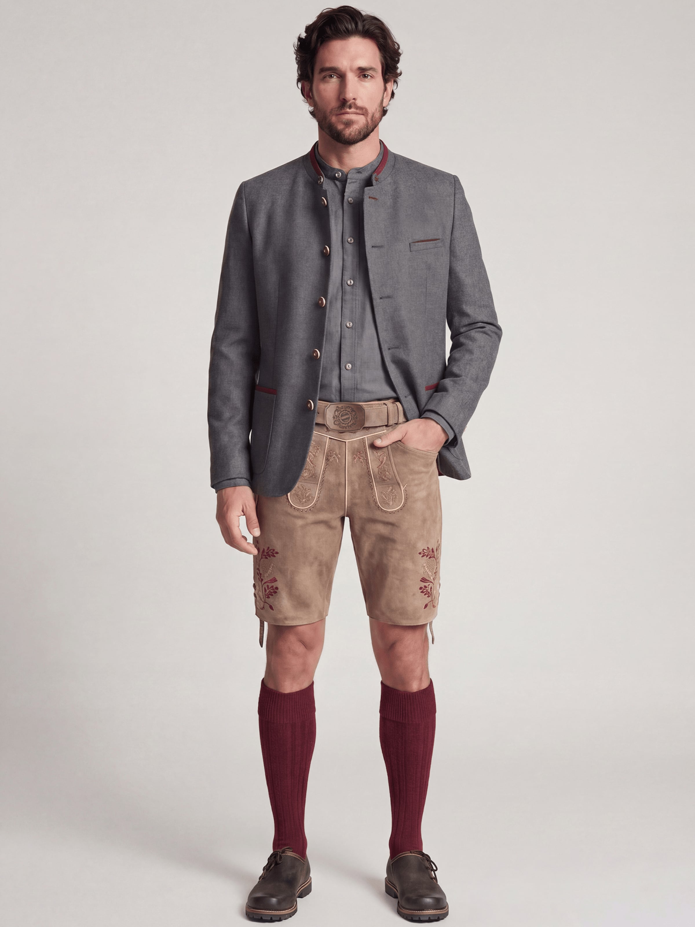 SPIETH & WENSKY Janker in Grey