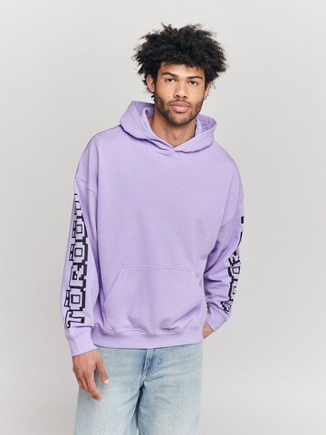 Pull-over 'Benjamin' ABOUT YOU x StayKid en violet : devant