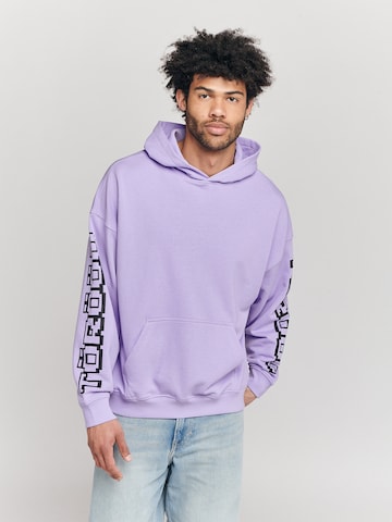 ABOUT YOU x StayKid Sweater 'Benjamin' in Purple: front