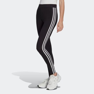 ADIDAS ORIGINALS Скинни Леггинсы 'Adicolor Classics' в Черный: спереди