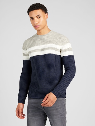 Only & Sons Sweater 'LAZLO' in Blue: front