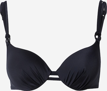 TRIUMPH T-skjorte Bikinitopp 'Summer Glow' i svart: forside