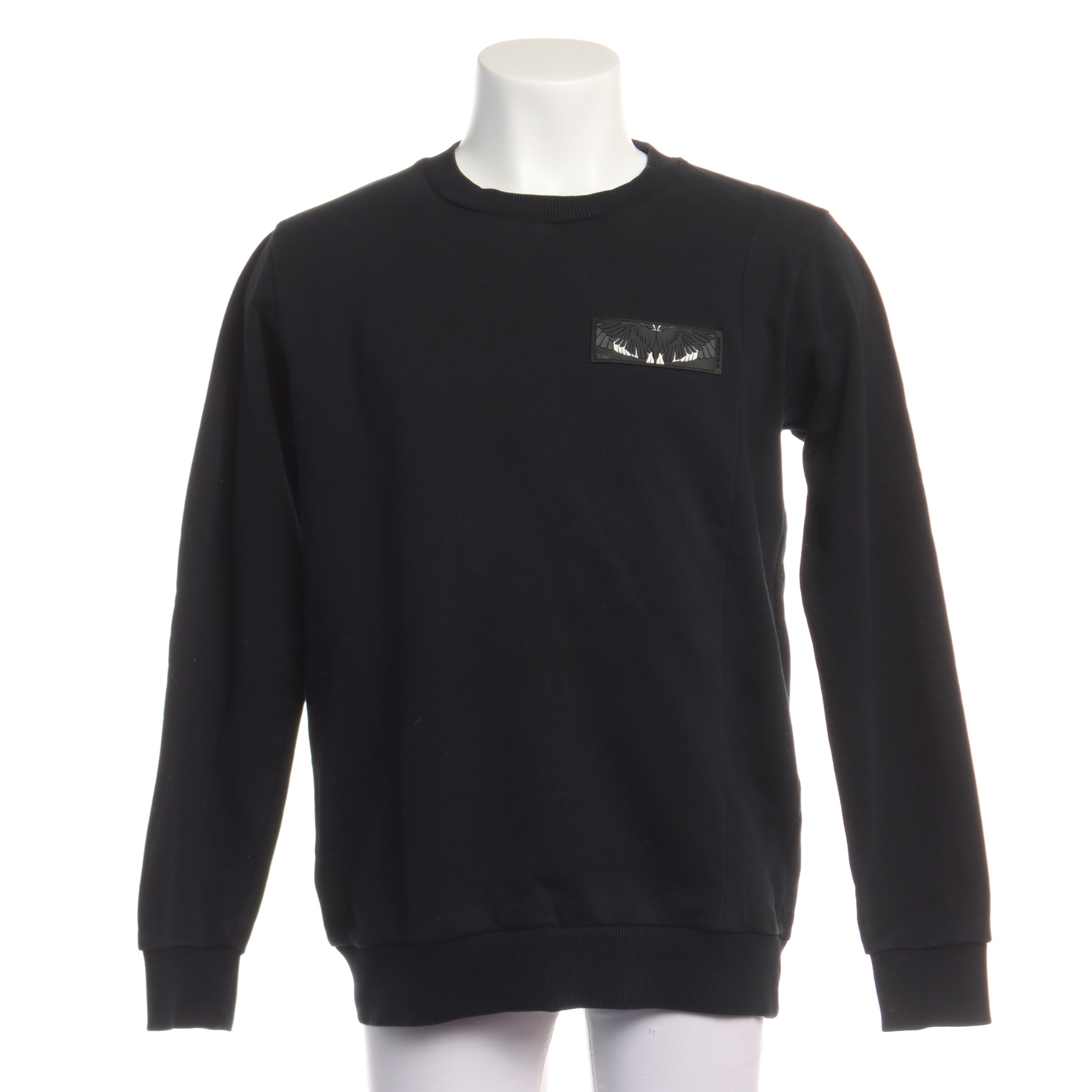 Marcelo Burlon Sweatshirt / Sweatjacke S in Schwarz: Vorderseite