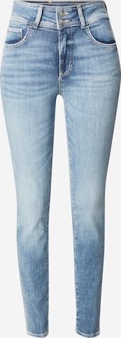 GUESS סקיני ג'ינס בכחול: מלפנים