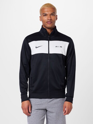 Nike Sportswear Sweatjacke 'AIR' in Schwarz: predná strana