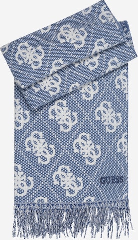 GUESS Szalik 'BOSTON JACQUARD 70X180' w kolorze niebieski: przód