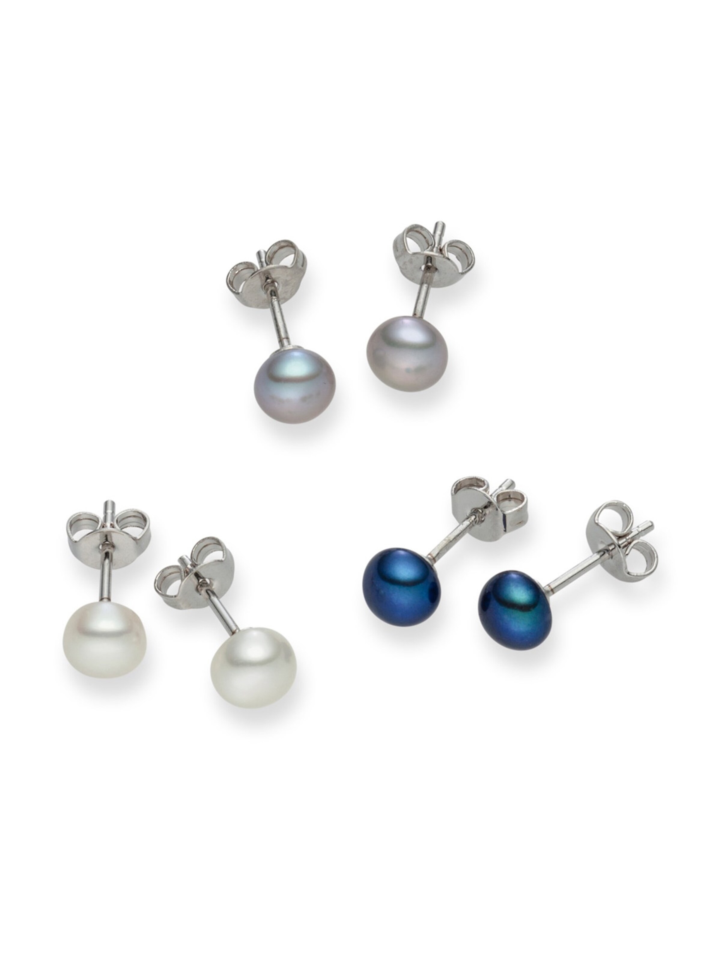 Boucles d'oreilles Lulu & Jane en mélange de couleurs : devant