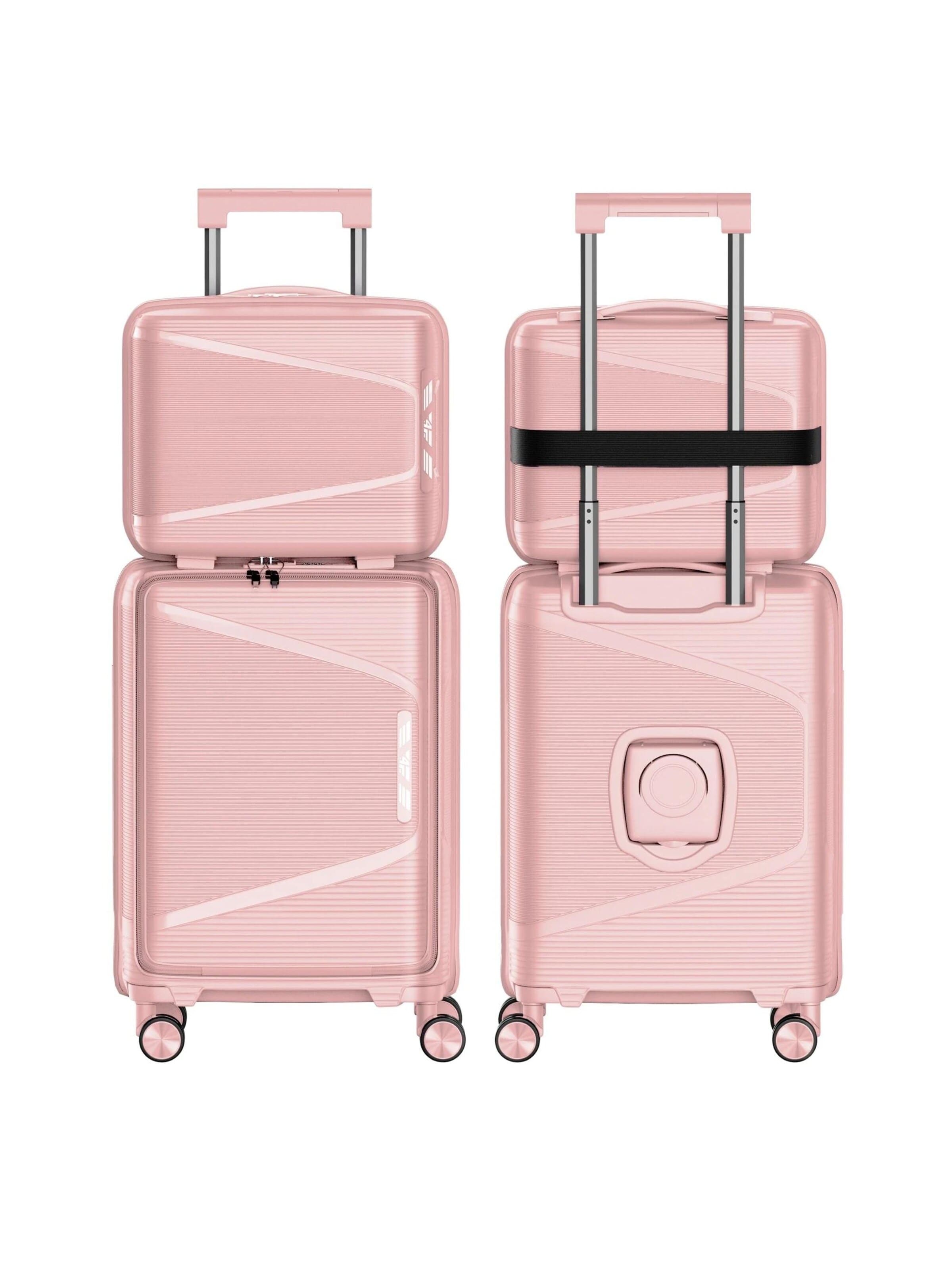 4FLY Suitcase Set 'Linea Lux' in Pink: front