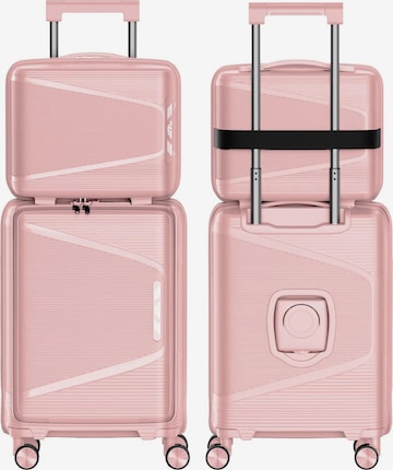 4FLY Suitcase Set 'Linea Lux' in Pink: front