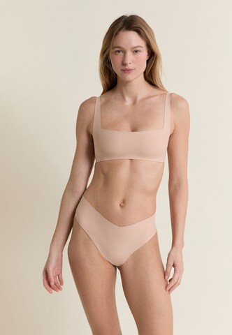 ETAM String 'PURE PERFECT' in Beige: Vorderseite
