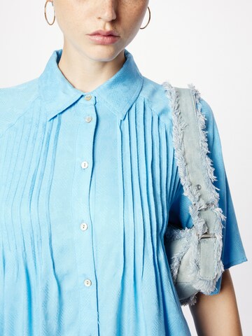 Y.A.S Shirt dress 'FIRA' in Blue