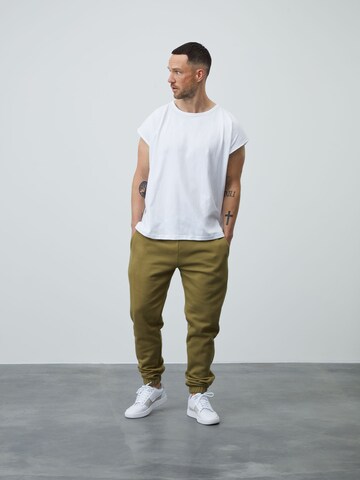 T-Shirt 'Theo' DAN FOX APPAREL en blanc