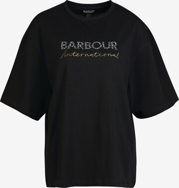 T-shirt Barbour International en noir : devant