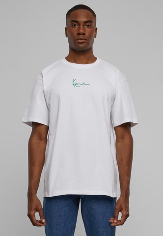T-Shirt Karl Kani en blanc : devant