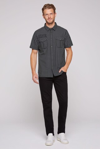 CAMP DAVID Comfort fit Button Up Shirt in Grey