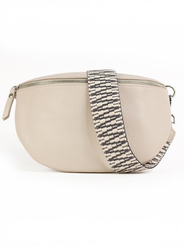 lePelou Gürteltasche 'MIRA large' in Beige: Vorderseite