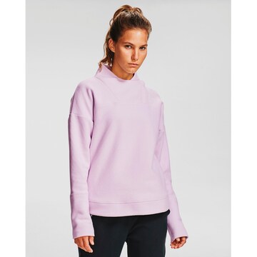 UNDER ARMOUR Athletic Sweatshirt 'Recover' in Purple: front