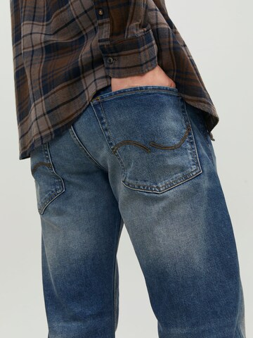 Coupe slim Jean 'Mike' JACK & JONES en bleu