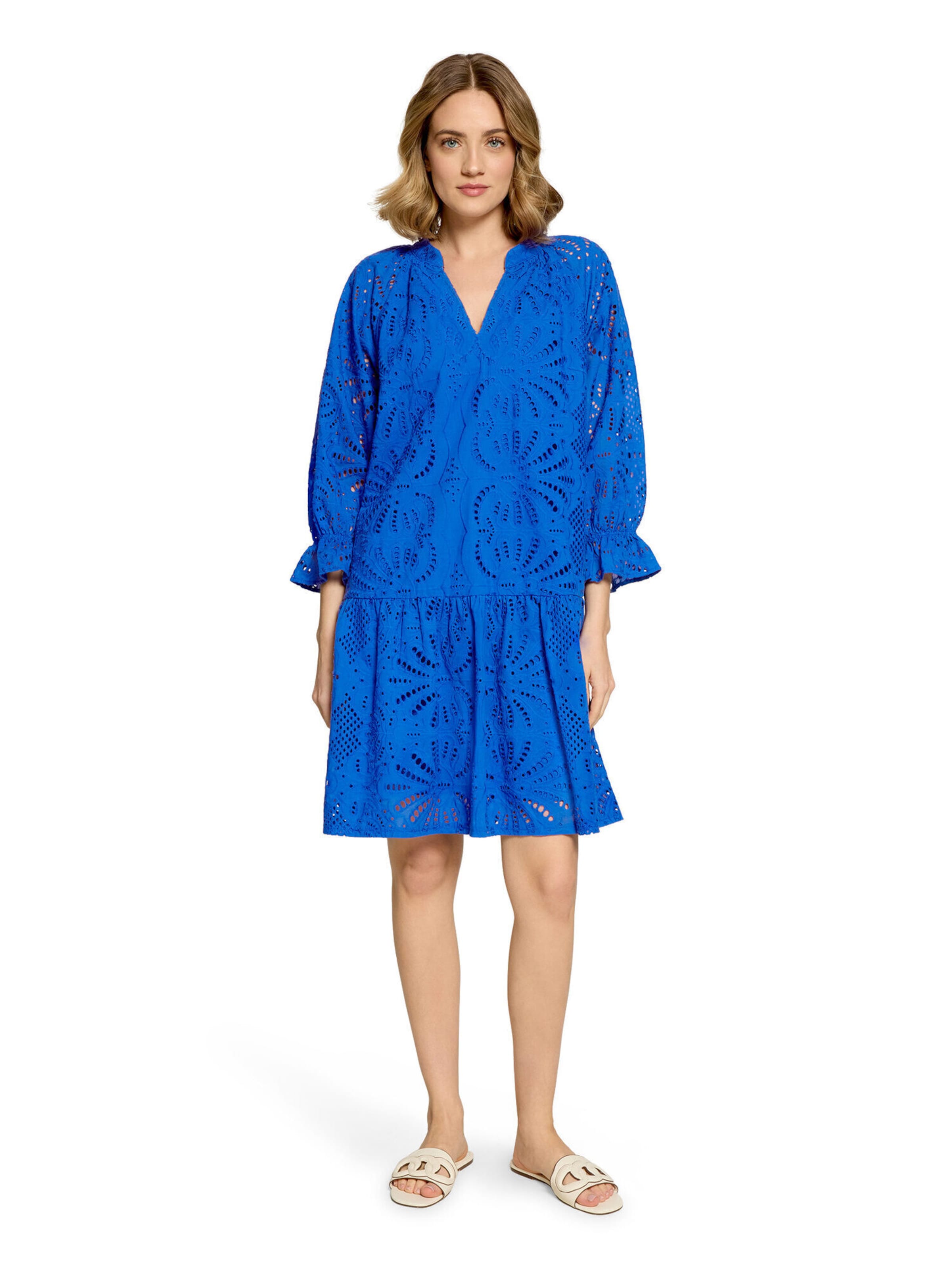 Robe Betty Barclay en bleu : devant
