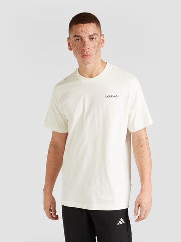 T-Shirt '80s Beach Day' ADIDAS ORIGINALS en blanc : devant
