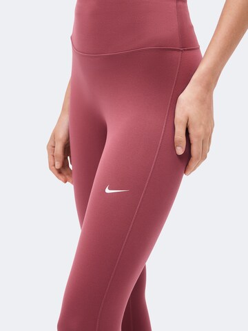 NIKE Skinny Sporthose 'ONE' in Pink