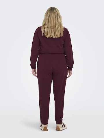 Only Play Curvy Slim fit Sports trousers in Red