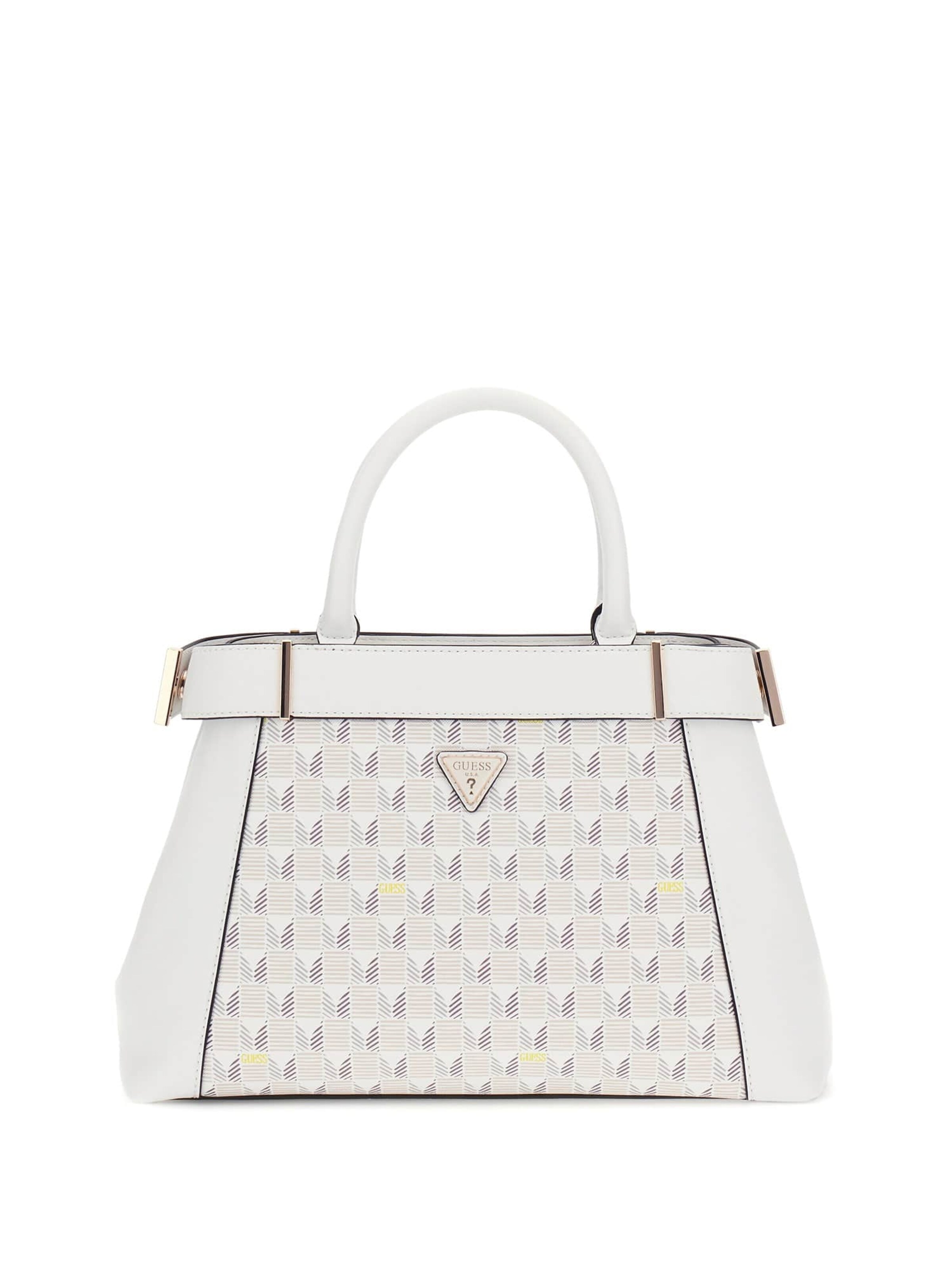 GUESS Handtasche 'G Wave' in Weiß: Vorderseite