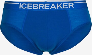 ICEBREAKER - Cueca desportiva 'ANATOMICA' em azul: frente