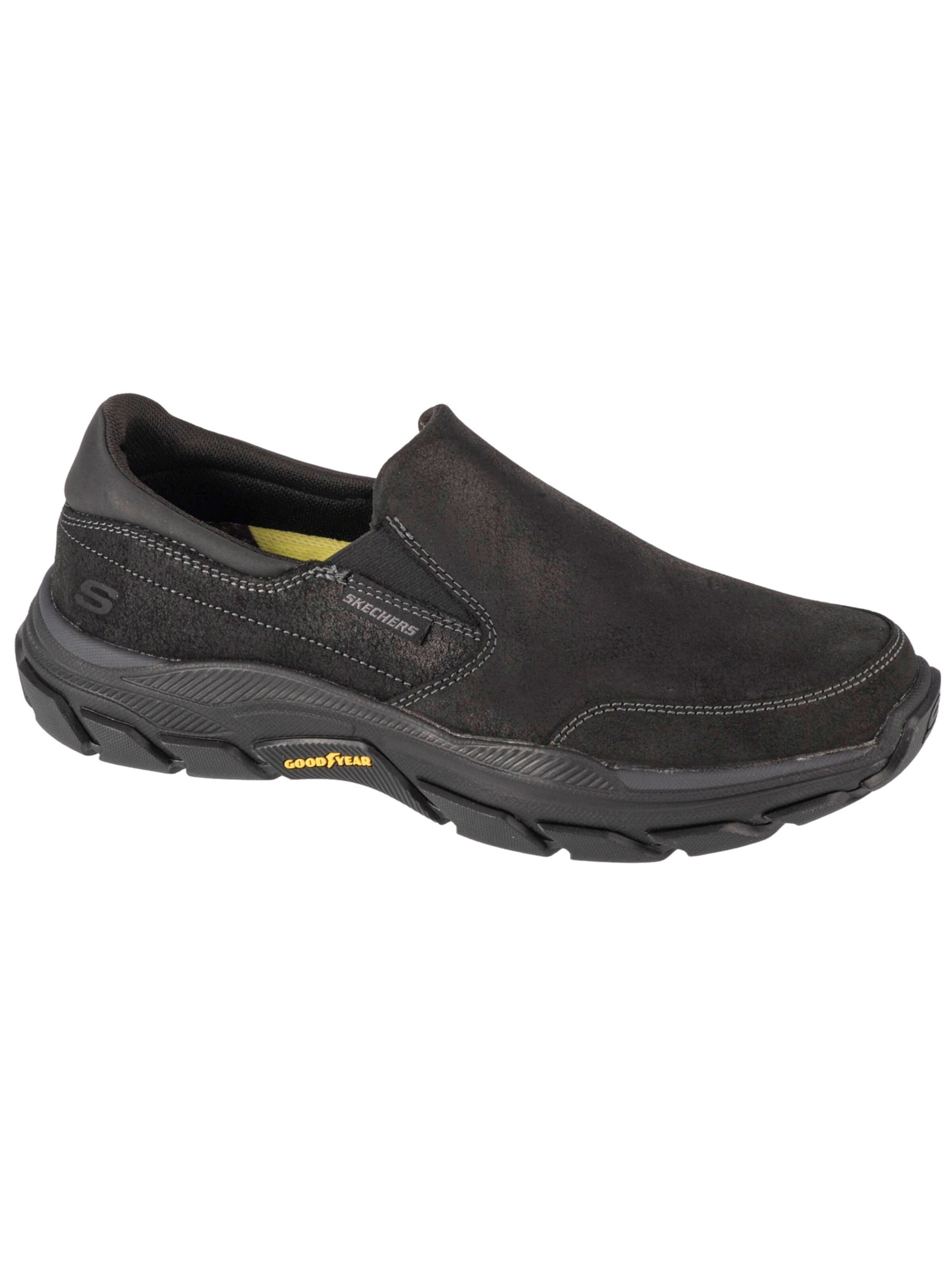 SKECHERS Slip-ons 'Skechers Respected - Calum' in Black: front