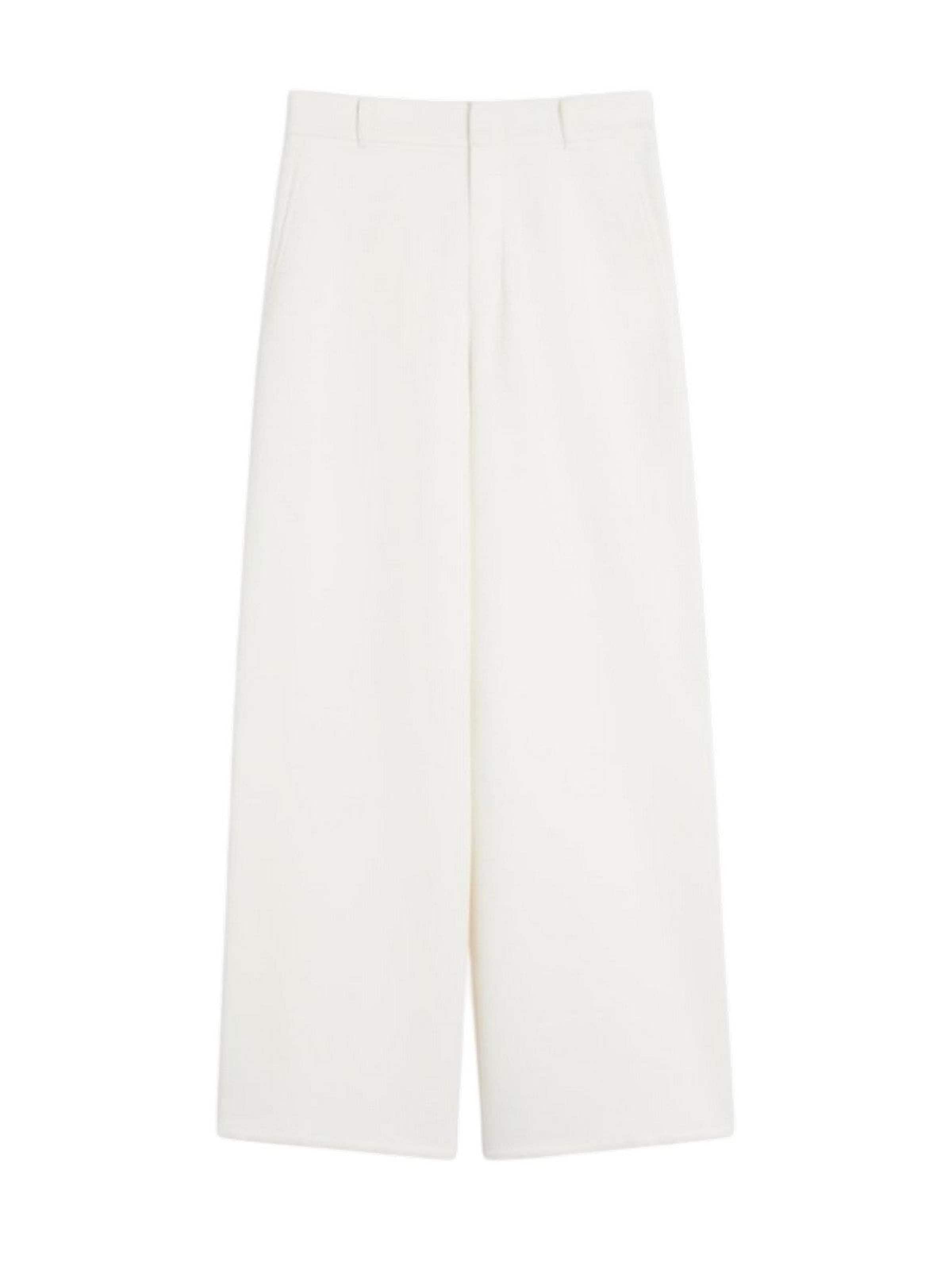 Max Mara Regular Hose in Weiß: Vorderseite